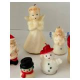 Vintage Gurley Novelty Candles (Lot of 9)one Angel added later