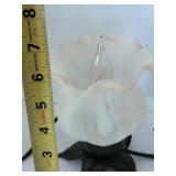 Glass Lamp, Decorative Bottles & Angel Silver Plated Condiment Mixed Lot