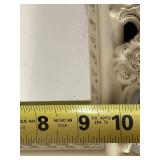 Syroco Ornate Floral Frames- one a mirror (Lot of 2)