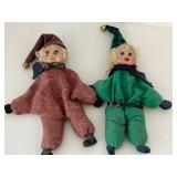 Vintage Christmas Elf Dolls (Lot of 2)