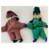 Vintage Christmas Elf Dolls (Lot of 2)
