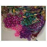 Mardi Gras Bead Necklaces & Zulu Medallions Mixed Lot