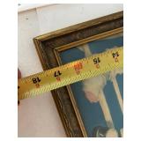 Vintage Baby Nursery Mixed Lot - Framed Print, Chatterduck Book & Doll Shoes