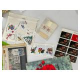 Vintage Greeting Cards, Sticker Sheets & Ephemera Mixed Lot