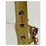 Majestion Gold Tone Pocket Watch With Chain & Stand