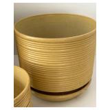 Rubbermaid 3236 Ribbed Planters (Lot of 3)