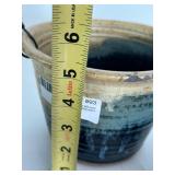 Studio Pottery Mixed Lot of 5 Vases, Pitcher, Bowl & Baskets most signed