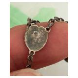 Catholic Religious Crucifixes, Rosaries & Figurines Mixed Lot including a sterling silver charm & Alpalca Silver Rosaries