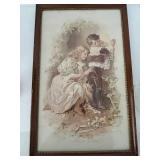 Antique A Friend in Need by Frederick Morgan Framed Print