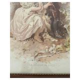 Antique A Friend in Need by Frederick Morgan Framed Print