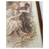 Antique A Friend in Need by Frederick Morgan Framed Print