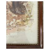 Antique A Friend in Need by Frederick Morgan Framed Print