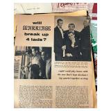 RARE The Four Lads Vintage Memorabilia Mixed Lot with Signatures