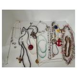 Mixed Costume Jewelry Necklace Lot