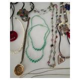 Mixed Costume Jewelry Necklace Lot
