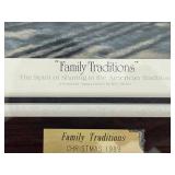 Terry Redlin Family Traditions Christmas 1989 Signed Framed Print