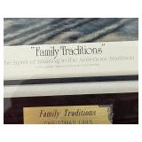 Terry Redlin Family Traditions Christmas 1989 Signed Framed Print
