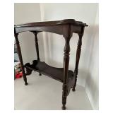 Wooden Two-Tier Accent Table v