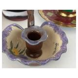 Mixed Lot of Decorative Ceramic Floral Pieces Collectibles