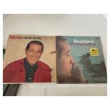 Perry Como Vinyl Record Collection & Rare Cover Photo