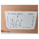 Cal Bonnivier City Garden 9 X 20 Artwork w/Matting