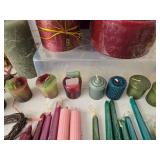 Decorative Candles Wreaths & Baskets Mixed Lot