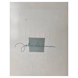 Numbered and Stamped Edition Lithograph "The Hug" by John Lennon