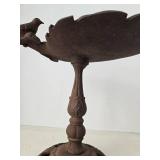 Antique-Style Cast Iron Tabletop Bird Bath or Feeder