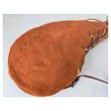 Homemade Wood Stool & Bota Bag Mixed Lot