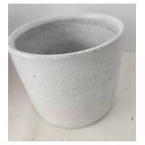 Mixed Lot: Monet Print, Woven Basket & Stoneware Crock