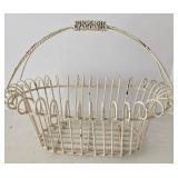 Wire Basket and Leaf Decor Mixed Lot