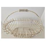 Wire Basket and Leaf Decor Mixed Lot