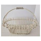 Wire Basket and Leaf Decor Mixed Lot
