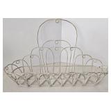 Wire Basket and Leaf Decor Mixed Lot