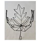 Wire Basket and Leaf Decor Mixed Lot