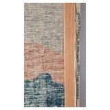 Large Vintage Filkauf Screen Printed Linen Wall Hanging 48 X 36 in
