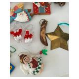 Vintage Mixed Lot Christmas Ornaments, Decor & Icicles Mixed Lot