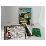 Irish Blessings Memorabilia Mixed Lot Including a Green Thomas V.I. Swiss Wristwatch