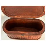 Peacemaker Mug, Rattan Storage Box & Folk Art Mixed Lot