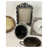 Decorative Picture Frames, Mirror Heart Hook, Glass Bowls & More