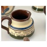 Longpark Torquay Motto Ware Pottery Set (Lot of 7)