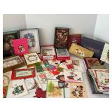 Vintage Collectible Mixed Lot of Cards, Christmas, Mini Notes & Gift Tags, New unused and old