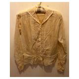 Vintage 1930s Gibson Girl Lace Blouse by Cloquet Size 36