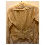 Vintage 1930s Gibson Girl Lace Blouse by Cloquet Size 36