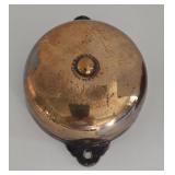 Vintage Mechanical Twist Doorbell Bell Hardware Brass Finish Victorian Style