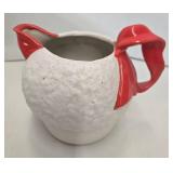 Vintage Bartlett Collins Christmas Holly Cookie Jar & Snowball Pitcher Mixed Lot