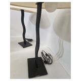 Vintage 1980s Memphis Squiggle Table Lamps Set of 2
