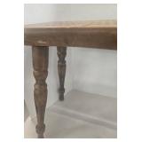 Vintage Cornwall Wood Cribbage Board Game Table Bench