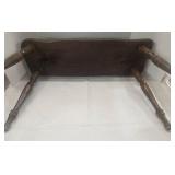 Vintage Cornwall Wood Cribbage Board Game Table Bench