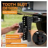 Adjustable Trailer Hitch: 8" Drop, Ball